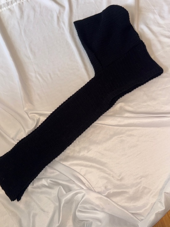 Sweaters - Black Knit Women’s Sweater Scarf Hood